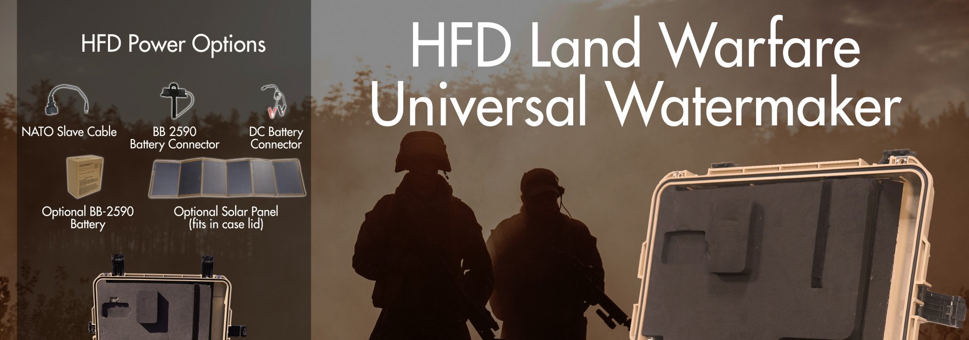 HFD-PS40 Land Warfare: A New Tactical Water Solution